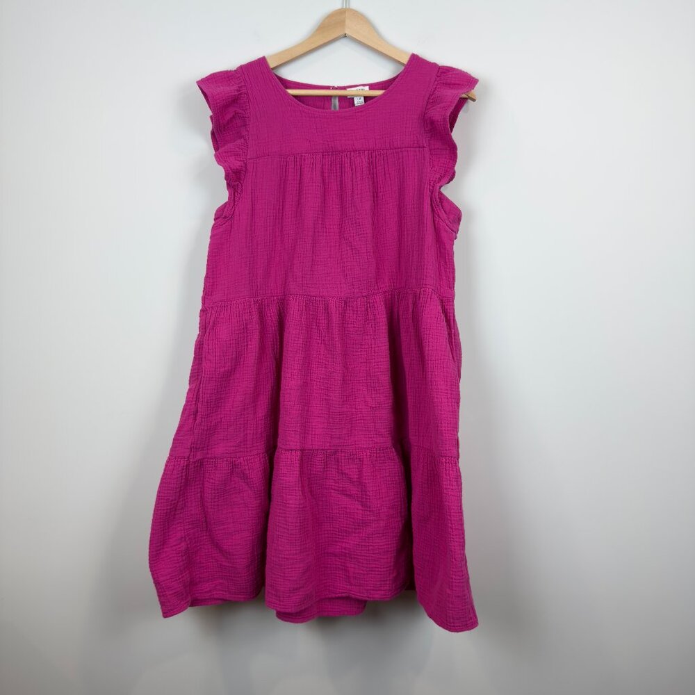 J Crew Factory Store Women's Mini Gauze Dress, Size 12